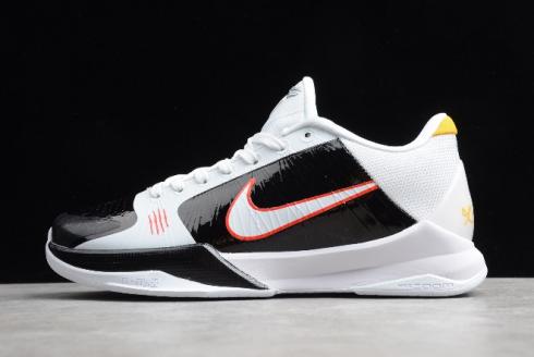 2020 Nike Kobe 5 Protro สีขาว สีดำ สีแดง สีเหลือง CD4991 101