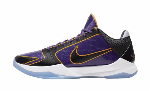 Nike Kobe 5 Protro Lakers Court Paars Zwart Universiteit Goud CD4991-500
