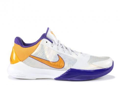 Nike Kobe Zoom V Lakers Dl Varsity Sol Gri Nötr Mor Beyaz 386429-102,ayakkabı,spor ayakkabı