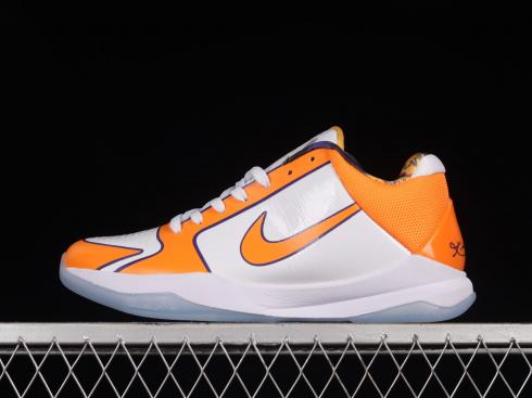Nike Zoom Kobe 5 Oranje Wit Paars CD4991-106