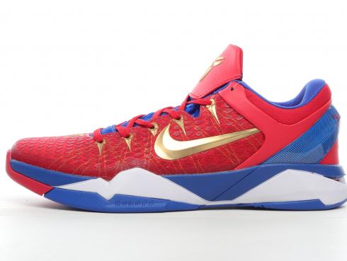 Nike Zoom Kobe VII RLX rood blauw metallic goud 488371-406