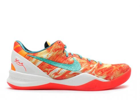 Nike Kobe 8 System All Star Extraterrestrial Sport Pack Turquoise Total Citrus Bright Crimson 583110-800