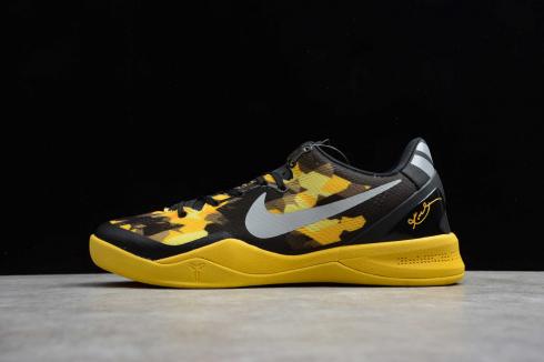 basketbalové topánky Nike Zoom Kobe 8 VIII Black Yellow Grey 555286-077