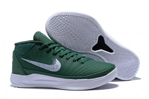 Nike Zoom Kobe XIII 13 ZK 13 รองเท้าบาสเก็ตบอลผู้ชายสีเขียวเข้มสีขาว