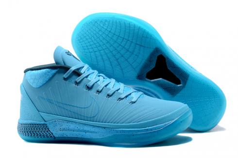 Nike Zoom Kobe XIII 13 ZK 13 Chaussures de basket pour Homme Bleu Ciel Tout Noir