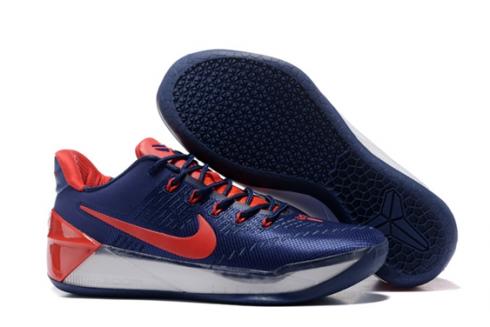 Nike Zoom Kobe 12 AD EP รองเท้าผู้ชายสีน้ำเงินสีแดงสีขาว