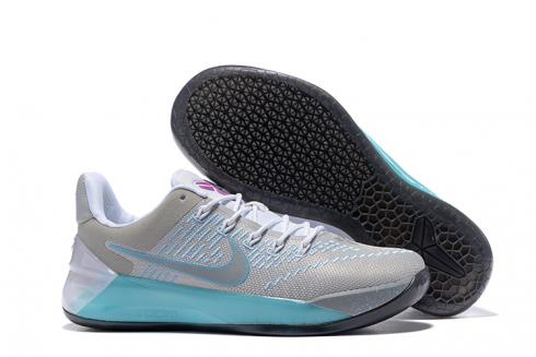 Nike Zoom Kobe AD EP รองเท้าผู้ชายสีเทาสีน้ำเงินสีขาว