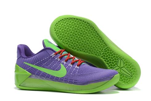 Nike Zoom Kobe AD EP รองเท้าผู้ชาย EM สีม่วงสีเขียว
