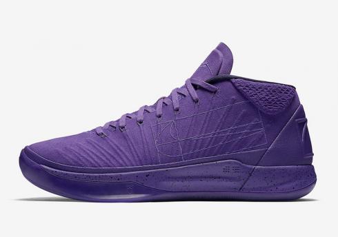 Nike Zoom Kobe AD Mid Detched 男士籃球鞋紫色全 922482-500