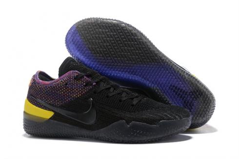 Nike Zoom Kobe AD NXT 360 React สีดำ สีม่วง สีเหลือง AQ1087-002
