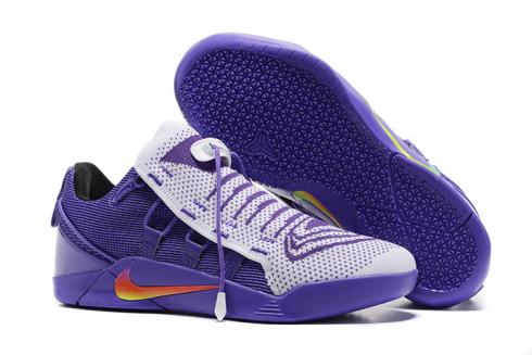 Nike Zoom Kobe XII AD NXT фиолетовые белые мужские баскетбольные кроссовки 916832-115
