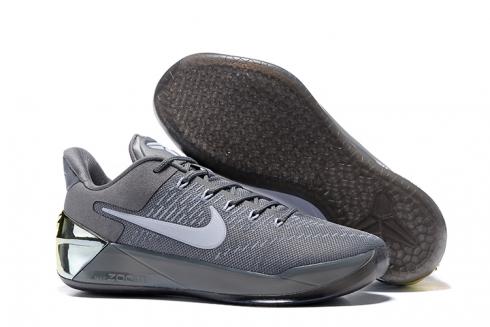 Nike Zoom Kobe 12 AD Gris Blanc Doré Chaussures de basket-ball