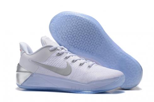 Nike Zoom Kobe 12 AD Blanc Argent Chaussures de basket-ball pour hommes