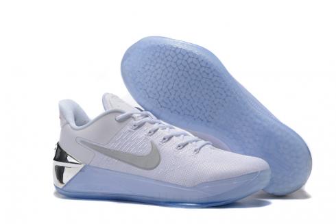 Nike Zoom Kobe 12 AD Blanco Plata Hombres Zapatos