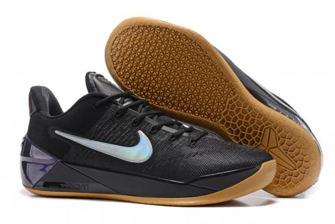 Nike Zoom Kobe AD รองเท้าบาสเก็ตบอลผู้ชายสีดำสีเงิน