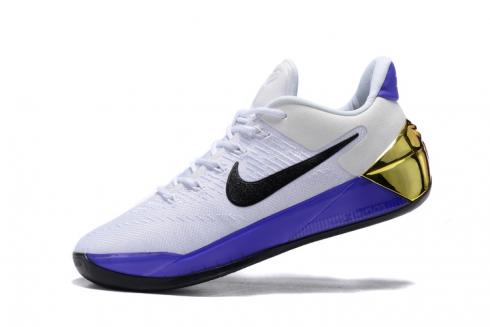 Nike Zoom Kobe A.D white purple Men Basketball Shoes - Kobe AD Shoes ...