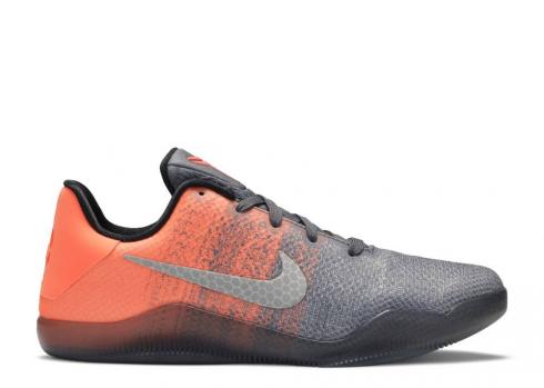 Nike Zoom Kobe 11 Gs Easter Court สีม่วงสีเทา Dark Volt Bright Mango 822945-078