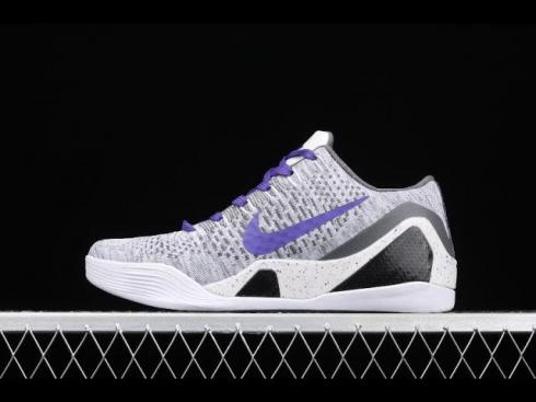 Nike Zoom Kobe XI Elite 低灰白紫黑 698595-111
