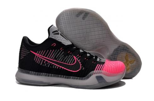 *<s>Buy </s>Nike Kobe X Elite Low Mambacurial Black Wolf Grey Flash Pink 747212 010<s>,shoes,sneakers.</s>