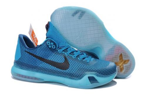 Nike Kobe 10 X EP Low Moon Blue Black รองเท้าบาสเก็ตบอลผู้ชาย 745334