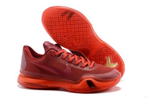 Nike Kobe 10 X EP Low Pack Rød Kina Mænd Basketball Sko 745334