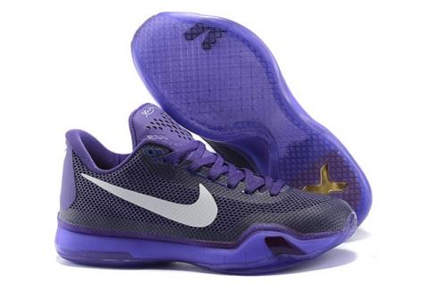 Nike Kobe 10 X EP Low Purple White Męskie buty do koszykówki 745334