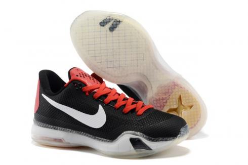 Giày bóng rổ Nike Zoom Kobe X 10 Low Men Đen Đỏ Trắng 745334