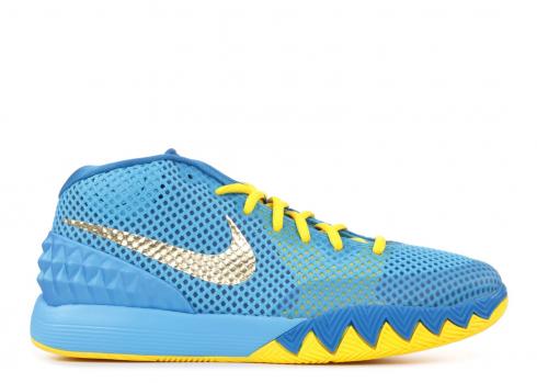 Kyrie 1 GS Current Imprl Azul Ouro Metálico Cn 717219-494