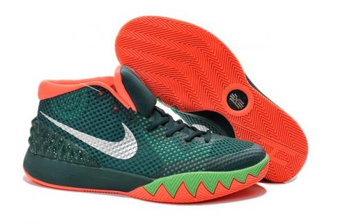 Nike Kyrie 1 Ep Dark Emerald Metallic Emerald Green Men Shoes Flytrap 705278 313