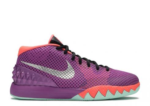 Nike Kyrie 1 Gs Easter Medium Silver Ht Lv Brry Negro Metálico 717219-508