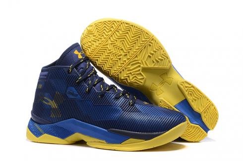 Nike Kyrie 2.5 Light Yellow Navy Blue Men Shoes Basketball Sneakers 1274425