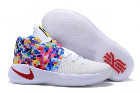 Nike Kyrie 2 II EP Effect Chaussures Homme Blanc Rouge Blanc Multi Color 820537