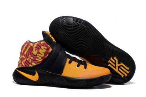 Nike Kyrie 2 II EP Effect Hombres Zapatos Amarillo Rojo Negro Naranja 838639