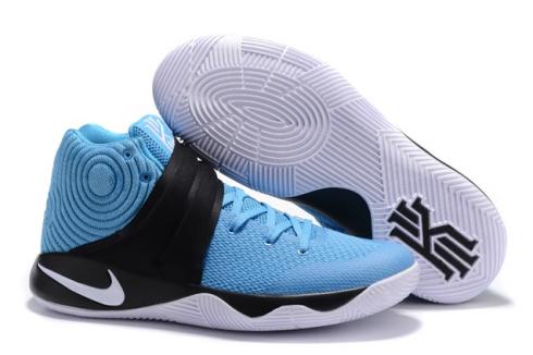 Nike Kyrie 2 II Effect EP Ivring UNC Azul Negro Blanco Hombres zapatos de baloncesto 819583 448