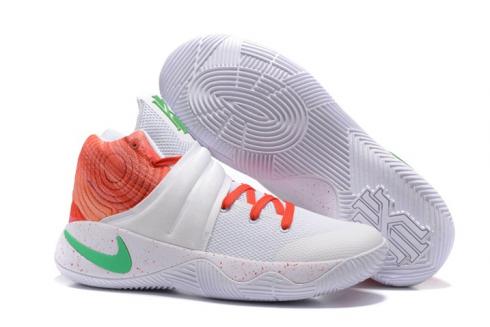 Nike Kyrie 2 Krispy Kreme Ky Rispy Sepatu Basket Pria Putih Oranye Hijau 843253-992