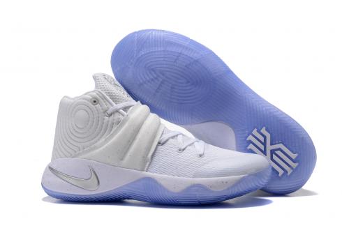 Nike Kyrie 2 Sepatu Pria Sneaker Basket Spekle Pack Putih Perak Metalik 852399-107