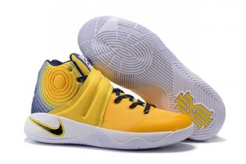 Nike Kyrie II 2 Irving Tour Amarillo Australia Negro Hombres Zapatos Zapatillas de baloncesto 820537