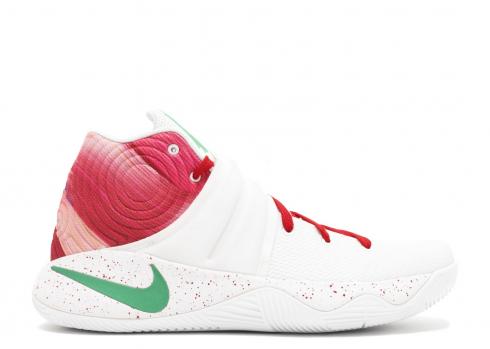Nike Kyrie II 2 Krispy Kreme Kyrispy สีขาว Lucky Green Gym Red 914295-163