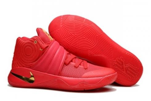 Nike Kyrie II 2 Pure Red Gold Hombres Zapatos Zapatillas de baloncesto 819583-010