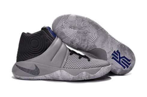 Nike Kyrie II 2 Wolf Grey Blue Pria Sepatu Basket Sepatu Kets 819583-004