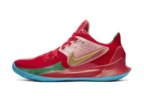 Nike Kyrie Low 2 Mr. Krabs Merah Emas Hijau CJ6953-600