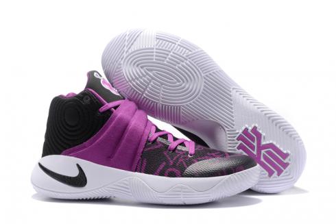 Sepatu Basket Pria Nike Zoom Kyrie II 2 Hitam Mawar Merah 898641