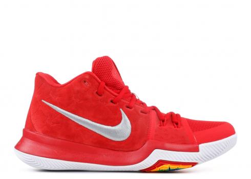 Kyrie 3 University Wolf Gris Rouge 852395-601