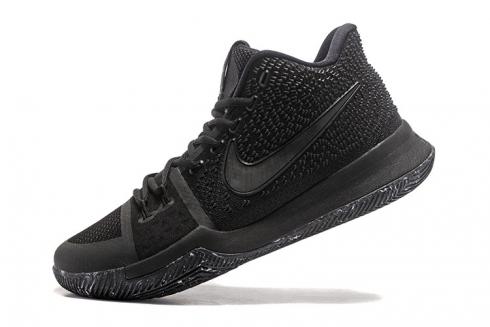 Nejnovější pánské basketbalové boty Nike Kyrie 3 Triple Black Marble 852396 005