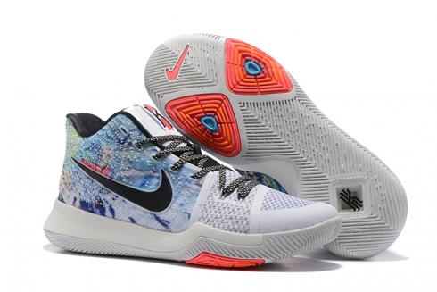 Nike Zoom Kyrie 3 EP Couleur Blanc Noir Hommes Chaussures
