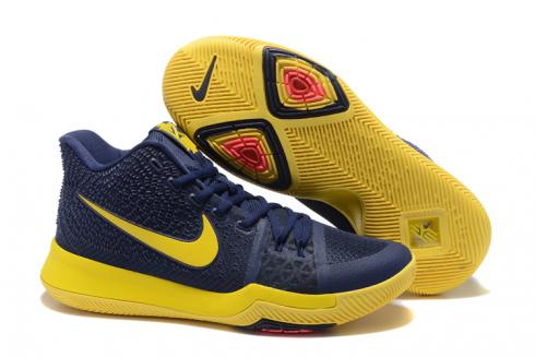 Nike Zoom Kyrie 3 EP 海軍藍黃色男鞋