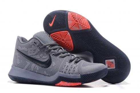 Sepatu Basket Pria Nike Zoom Kyrie III 3 Carbide orange