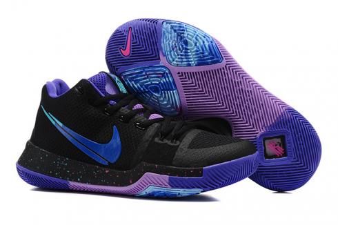 Nike Zoom Kyrie III 3 黑藍色男士籃球鞋 852395-018