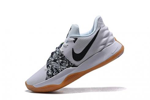 Nike Kyrie 4 Low White Black Gum Pria Ukuran AO8979 100