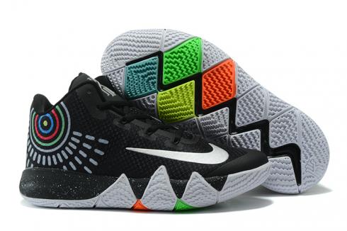 Nike Zoom Kyrie 4 Men Basketball Shoes Black White New